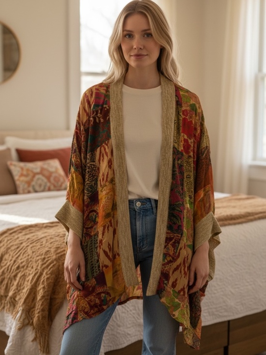 Young Threads Tops - Young Threads Boho Style Kimono